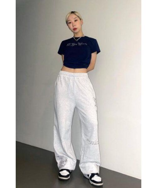IFYOUWANT（イフユーウォント）の「DIA balloon joger sweatpants whitegray（スウェットパンツ・レディース・その他・LARGE/MEDIUM）」の7枚目の写真