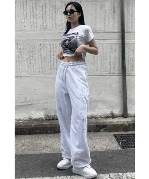IFYOUWANT（イフユーウォント）の「DIA balloon joger sweatpants whitegray（スウェットパンツ・レディース・その他・LARGE/MEDIUM）」の3枚目の写真