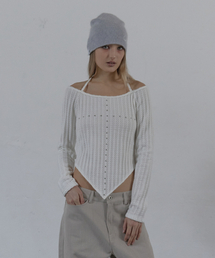 WESTERN CROSS TOP / WHITE
