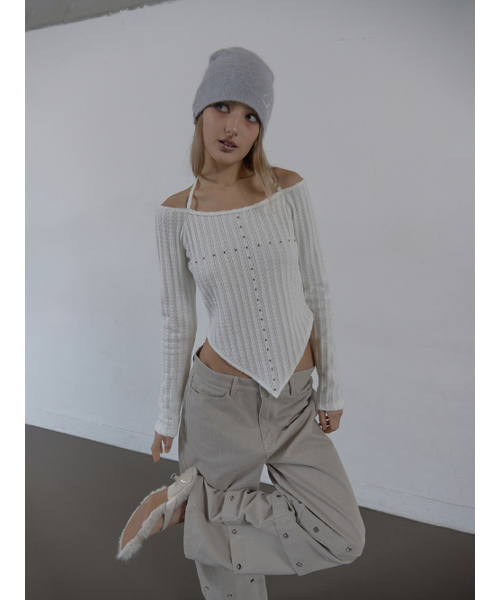 SETUP-EXE(セットアップイーエックスイー)の「WESTERN CROSS TOP / WHITE(Tシャツ/カットソー・レディース・その他・OS)」の3枚目の写真