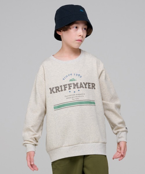 KRIFF MAYER Kid's Collection(クリフメイヤーキッズコレクション)の「【速乾・軽量】軽テックスウェット(スウェット・キッズ・サンドベージュ/オートミール/サックスブルー/ブラック・120/130/140/150/160/170)」の10枚目の写真