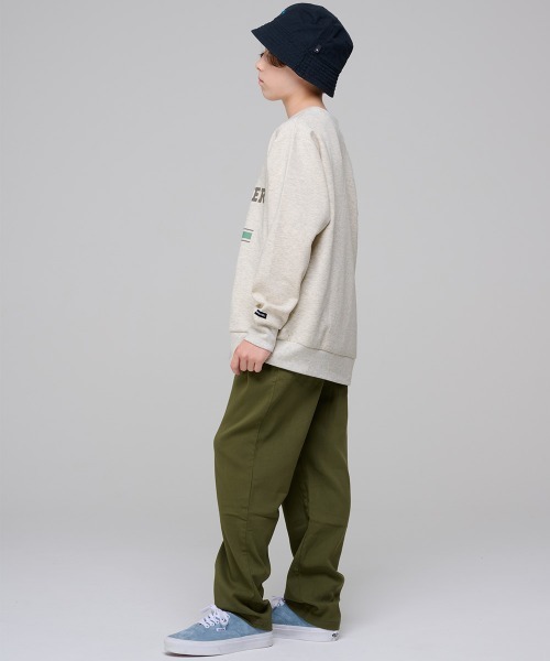 KRIFF MAYER Kid's Collection(クリフメイヤーキッズコレクション)の「【速乾・軽量】軽テックスウェット(スウェット・キッズ・サンドベージュ/オートミール/サックスブルー/ブラック・120/130/140/150/160/170)」の8枚目の写真