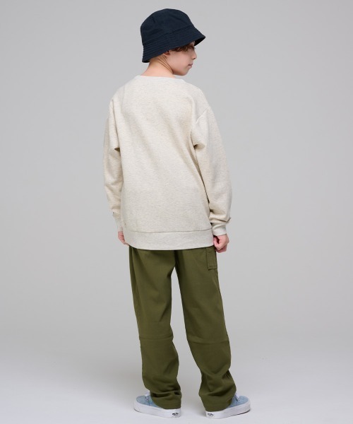 KRIFF MAYER Kid's Collection(クリフメイヤーキッズコレクション)の「【速乾・軽量】軽テックスウェット(スウェット・キッズ・サンドベージュ/オートミール/サックスブルー/ブラック・120/130/140/150/160/170)」の7枚目の写真