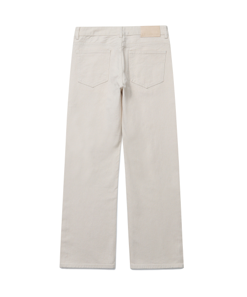 セール】ストレートデニムパンツ（エクリュ）（デニムパンツ