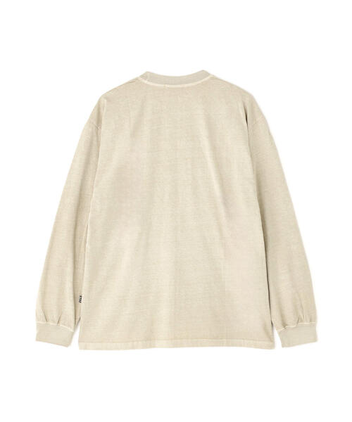 NOT4NERD(ノットフォーナード)の「NOT4NERD/ノットフォーナード/Poster Ashen Dawn Pigment Long Sleeve(Tシャツ/カットソー・メンズ・チャコールグレー/ベージュ・L/XL/M)」の6枚目の写真
