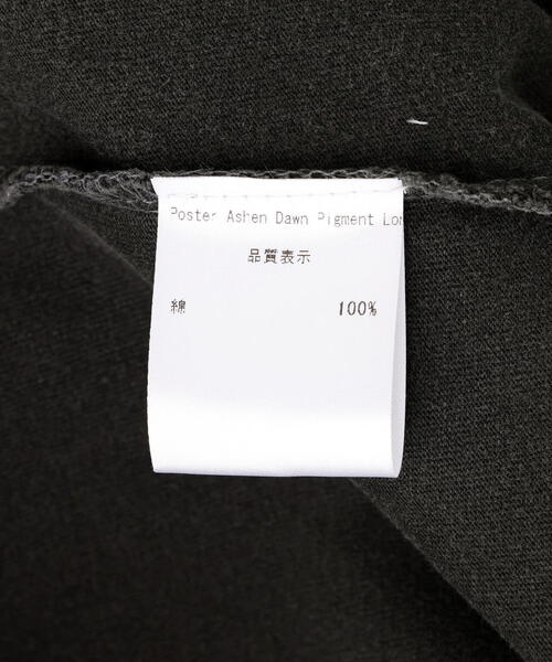 NOT4NERD(ノットフォーナード)の「NOT4NERD/ノットフォーナード/Poster Ashen Dawn Pigment Long Sleeve(Tシャツ/カットソー・メンズ・チャコールグレー/ベージュ・L/XL/M)」の18枚目の写真