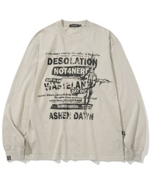 NOT4NERD（ノットフォーナード）の「NOT4NERD/ノットフォーナード/Poster Ashen Dawn Pigment Long Sleeve（Tシャツ/カットソー）」