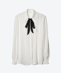 UNTAGE（アンテージ）の「プリーツフラストランフリルブラウス(MAN)_UTS-FS12（シャツ/ブラウス）」