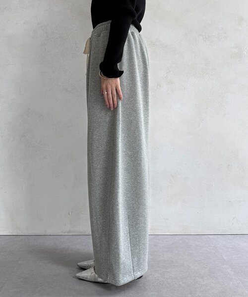 DouDou(ドゥドゥ)の「ボンバーヒートスウェットパンツ(その他パンツ・レディース・グレー/アイボリー・38/36)」の22枚目の写真