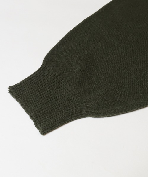 coca（coca）（コカ）の「Vネックニットチュニック（チュニック・レディース・ブラック/カーキ・L/M/S）」の18枚目の写真