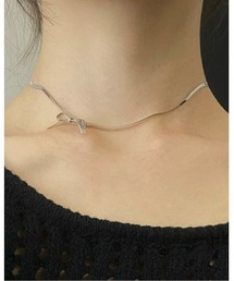 Alt due（オルトデュー）の「【Alt due/オルト デュー】リボンモチーフネックレス（ネックレス）」