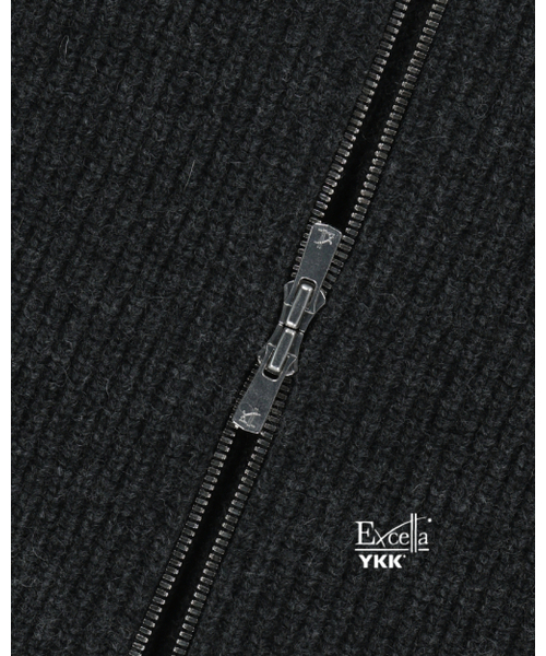 ASTLAY(アストレイ)の「Excella Lambswool Knit zip-up (Charcoal /M.Gray)(カーディガン/ボレロ・メンズ・その他・2/3)」の10枚目の写真
