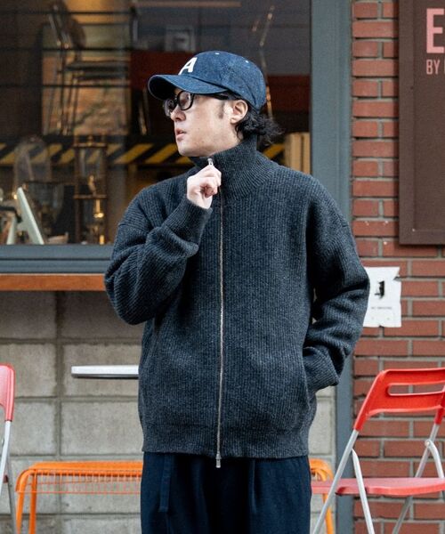 ASTLAY(アストレイ)の「Excella Lambswool Knit zip-up (Charcoal /M.Gray)(カーディガン/ボレロ・メンズ・その他・2/3)」の14枚目の写真
