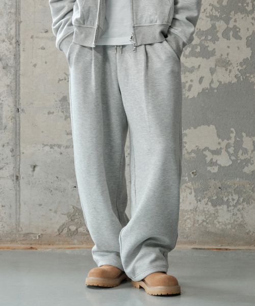 SECONDMONO（セカンドモノローグ）の「フリース起毛ワイドバルーンフィットスウェットパンツ[GRAY]_SEPT073GRAY（スウェットパンツ・レディース・その他・SMALL/MEDIUM/LARGE）」の4枚目の写真