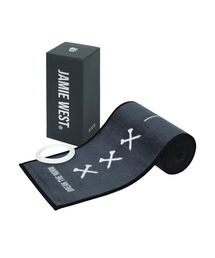 JAMIE WEST（ジェイミーウエスト）の「JWロゴパッティングマット（ブラック）（ゴルフグッズ）」