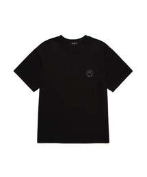 DXOH（ディソエイチ）の「トーンオントーンTシャツ [ブラック]（Tシャツ/カットソー）」