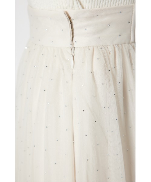 デコレーションチュールフレアスカート 秋服 冬服（スカート）｜rienda