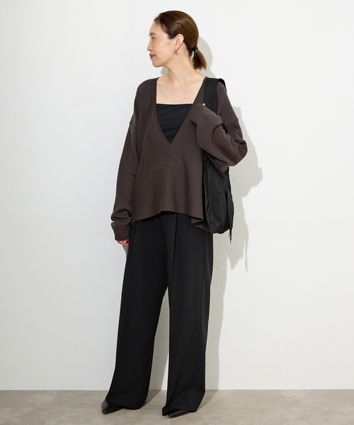 ITTI(イッチ)の「《追加5》ITTI/イッチ SLOBE別注 TOTE M(トートバッグ・レディース・ブラック・FREE)」の5枚目の写真