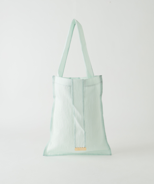 ITTI(イッチ)の「《追加5》ITTI/イッチ SLOBE別注 TOTE M(トートバッグ・レディース・ブラック/ライトグリーン・FREE)」の3枚目の写真