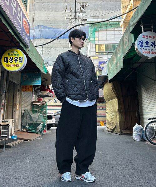 GOSTREET(ゴーストリート)の「セミワイド裏起毛コーデュロイカーブドバンディングパンツブラック(その他パンツ・メンズ・ブラック・MEDIUM/LARGE)」の5枚目の写真