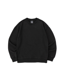 BECANVAS（ビキャンバス）の「BECANVAS PIGMENT DYDE OVERFIT MTM (BLACK)（スウェット）」