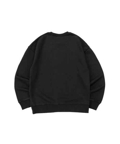BECANVAS(ビキャンバス)の「BECANVAS PIGMENT DYDE OVERFIT MTM (BLACK)(スウェット・レディース・ブラック・LARGE/MEDIUM/SMALL/X-LARGE)」の2枚目の写真