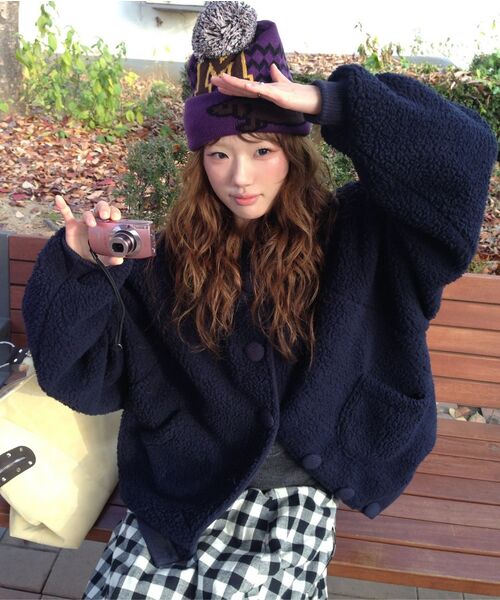 EXPIRED GIRL(エクスパイアードガール)の「Patchy Gingham Skirt Black(スカート・レディース・その他・FREE)」の2枚目の写真