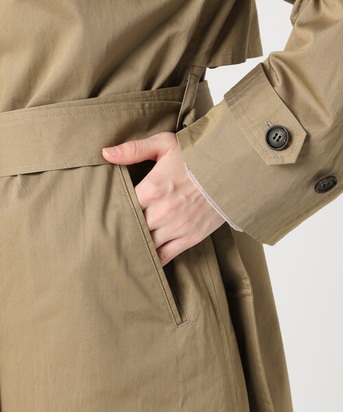 plage（プラージュ）の「lady trench コート（トレンチコート・レディース・キャメル・38/36）」の12枚目の写真