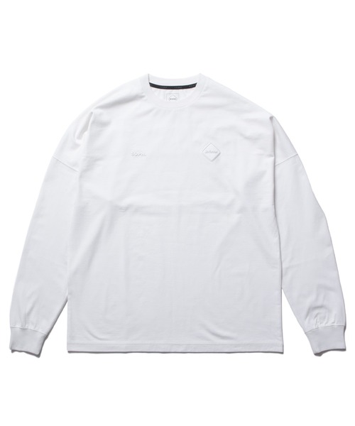 F.C.Real Bristol（エフシーレアルブリストル）の「CUT-OFF LOGO L/S TEE（Tシャツ/カットソー・メンズ・ブラック/レッド/ホワイト/ブルー・SMALL/MEDIUM/LARGE/X-LARGE/XX-LARGE）」の2枚目の写真