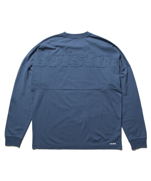 F.C.Real Bristol（エフシーレアルブリストル）の「CUT-OFF LOGO L/S TEE（Tシャツ/カットソー・メンズ・ブラック/レッド/ホワイト/ブルー・SMALL/MEDIUM/LARGE/X-LARGE/XX-LARGE）」の10枚目の写真