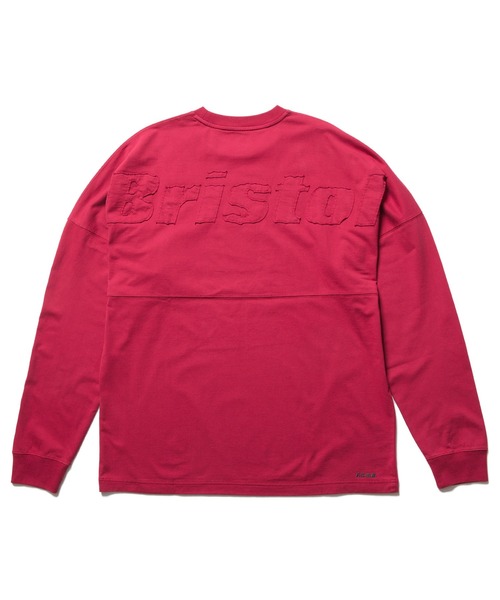 F.C.Real Bristol（エフシーレアルブリストル）の「CUT-OFF LOGO L/S TEE（Tシャツ/カットソー・メンズ・ブラック/レッド/ホワイト/ブルー・SMALL/MEDIUM/LARGE/X-LARGE/XX-LARGE）」の13枚目の写真