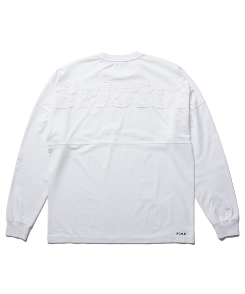 F.C.Real Bristol（エフシーレアルブリストル）の「CUT-OFF LOGO L/S TEE（Tシャツ/カットソー・メンズ・ブラック/レッド/ホワイト/ブルー・SMALL/MEDIUM/LARGE/X-LARGE/XX-LARGE）」の17枚目の写真