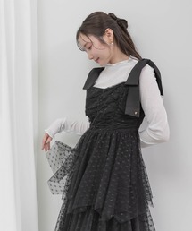 ティアードフリルドッキングワンピース（ワンピース）｜RANDA（ランダ