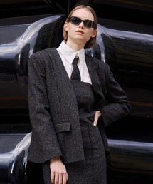 JOSE MOON｜ジョゼムーン（レディース）のノーカラージャケット通販