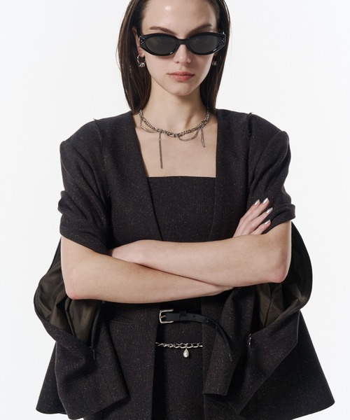 JOSE MOON（ジョゼムーン）の「NO COLLAR JACKET/ノーカラージャケット