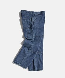 ESPIONAGE | Wide Denim Work Pants Washed Indigo(デニムパンツ)