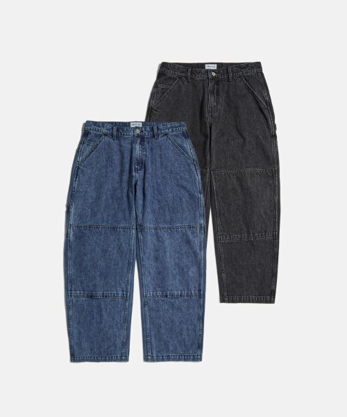 ESPIONAGE（エスピオナジ）の「Wide Denim Work Pants Washed Indigo（デニムパンツ・メンズ・その他・LARGE/MEDIUM/X-LARGE）」の4枚目の写真