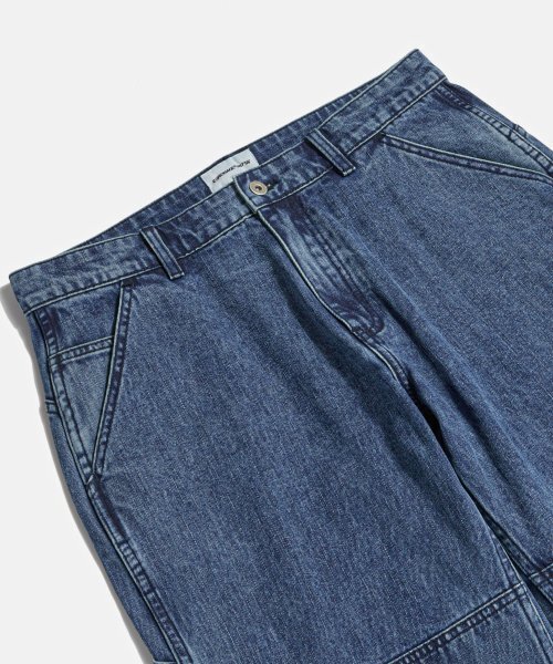 ESPIONAGE（エスピオナジ）の「Wide Denim Work Pants Washed Indigo（デニムパンツ・メンズ・その他・LARGE/MEDIUM/X-LARGE）」の5枚目の写真