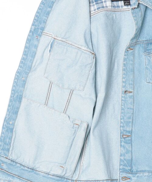 COBRA(コブラ)の「【T14】【COBRA/コブラ】CLASSIC WASHED JEAN JACKET(デニムジャケット・メンズ・ワンウォッシュ/インディゴブルー・LARGE)」の4枚目の写真