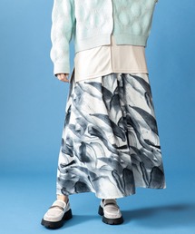 OSMOSIS | プリントフレアースカート(スカート)