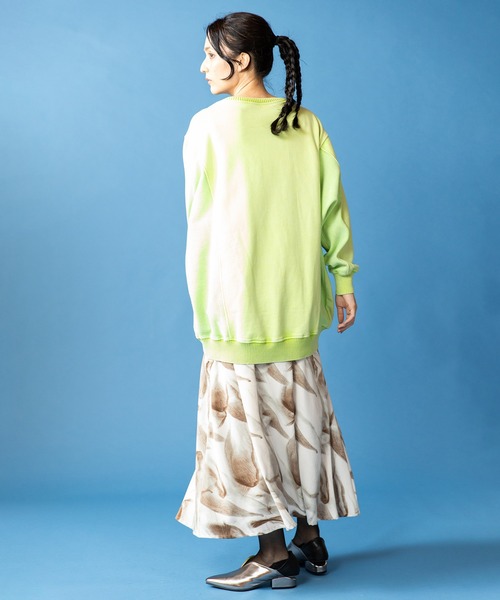 OSMOSIS(オズモーシス)の「プリントフレアースカート(スカート・レディース・チャコール/ブラウン/ピンク・ONE SIZE)」の17枚目の写真