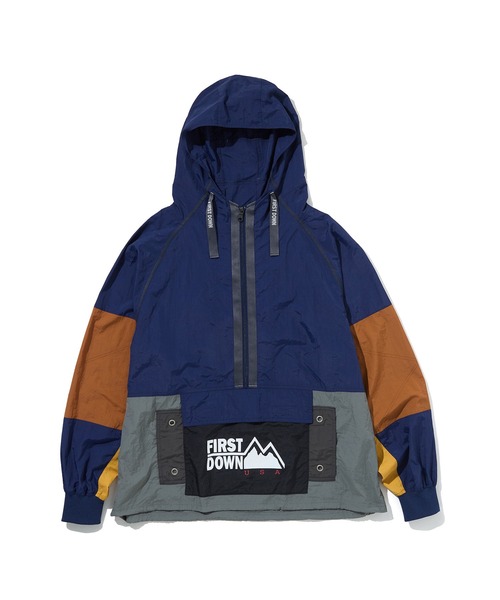 FIRST DOWN(ファーストダウン)の「マルチカラー アノラック(マウンテンパーカー・メンズ・ブラック/ネイビー・M/L/XL)」の4枚目の写真