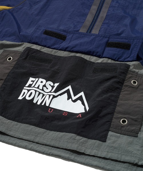 FIRST DOWN(ファーストダウン)の「マルチカラー アノラック(マウンテンパーカー・メンズ・ブラック/ネイビー・M/L/XL)」の11枚目の写真