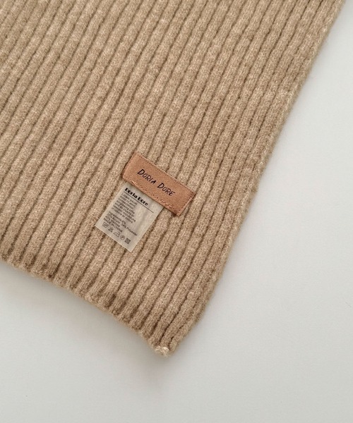 CANAL JEAN（キャナルジーン）の「El mar　カシミアタッチリブマフラー（マフラー・レディース・グレー/ブラウン/ベージュ/チャコールグレー・ONE SIZE）」の11枚目の写真