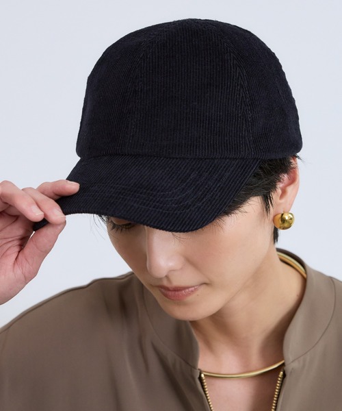 BARNYARDSTORM（バンヤードストーム）の「BARNYARDSTORM / 刺繍コーデュロイCAP（キャップ・レディース・オフホワイト/ブラウン/ネイビー・FREE）」の17枚目の写真