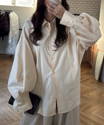 WILLFULLY | back volume statement cocoon shirt(シャツ/ブラウス)