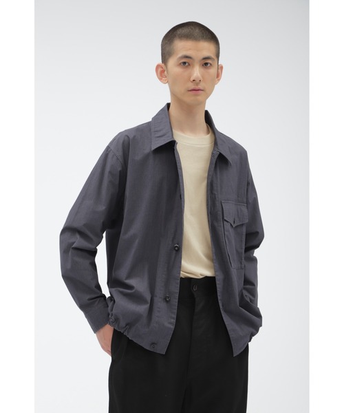 MHL ジャケット　未使用 MHL.（エムエイチエル） ブルゾン アウター CRISP COTTON CHAMBRAY