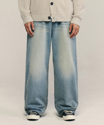 REFLYPERKY（リフライパーキー）の「HT8705ウェアエバーワイドデニム（LIGHT WASHED）（デニムパンツ）」