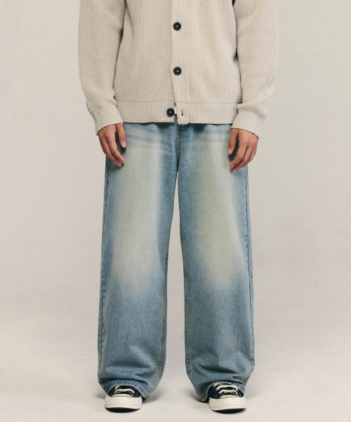 REFLYPERKY(リフライパーキー)の「HT8705ウェアエバーワイドデニム(LIGHT WASHED)(デニムパンツ・メンズ・その他・SMALL/XX-LARGE/X-SMALL/L(32)/M(30)/XL(34))」の2枚目の写真