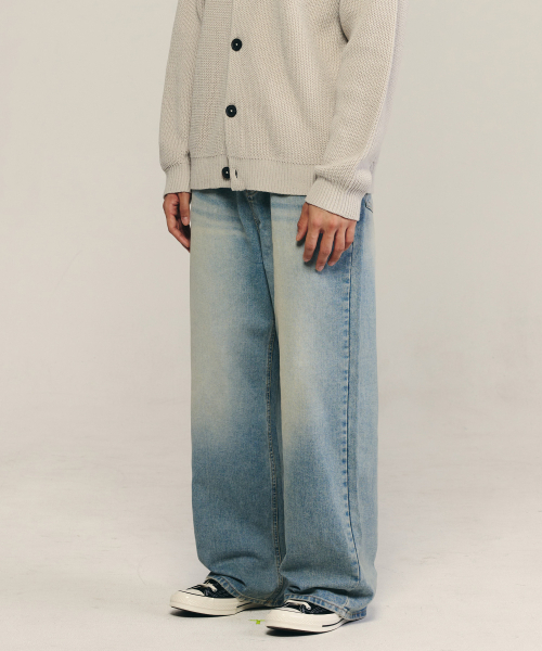 REFLYPERKY(リフライパーキー)の「HT8705ウェアエバーワイドデニム(LIGHT WASHED)(デニムパンツ・メンズ・その他・SMALL/XX-LARGE/X-SMALL/L(32)/M(30)/XL(34))」の3枚目の写真